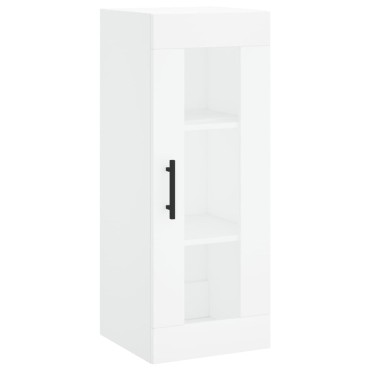 vidaXL Ντουλάπι Λευκό 34,5x34x180cm από Επεξεργασμένο Ξύλο 1 τεμ.