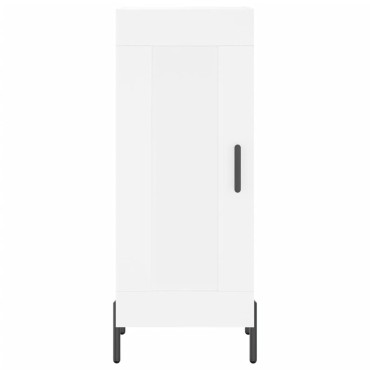 vidaXL Ντουλάπι Λευκό 34,5x34x180cm από Επεξεργασμένο Ξύλο 1 τεμ.