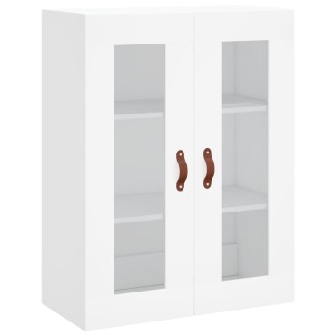 vidaXL Ντουλάπι Λευκό 69,5x34x180cm από Επεξεργασμένο Ξύλο 1 τεμ.