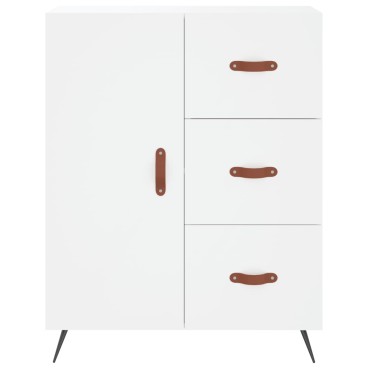 vidaXL Ντουλάπι Λευκό 69,5x34x180cm από Επεξεργασμένο Ξύλο 1 τεμ.