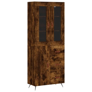 vidaXL Ντουλάπι Καπνιστή Δρυς 69,5x34x180cm από Επεξεργασμένο Ξύλο 1 τεμ.