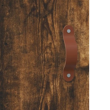 vidaXL Ντουλάπι Καπνιστή Δρυς 69,5x34x180cm από Επεξεργασμένο Ξύλο 1 τεμ.