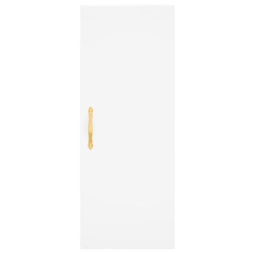 vidaXL Ντουλάπι Λευκό 34,5x34x180cm από Επεξεργασμένο Ξύλο 1 τεμ.