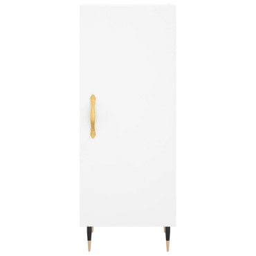 vidaXL Ντουλάπι Λευκό 34,5x34x180cm από Επεξεργασμένο Ξύλο 1 τεμ.