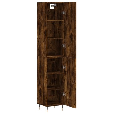 vidaXL Ντουλάπι Καπνιστή δρυς 34,5x34x180cm από Επεξεργασμένο Ξύλο 1 τεμ.