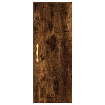 vidaXL Ντουλάπι Καπνιστή δρυς 34,5x34x180cm από Επεξεργασμένο Ξύλο 1 τεμ.