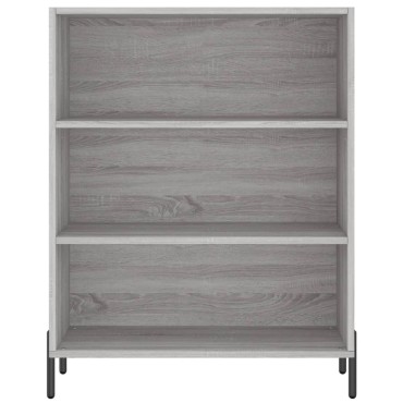 vidaXL Ντουλάπι Γκρι Sonoma 69,5x34x180cm Επεξεργασμένο Ξύλο 1 τεμ.