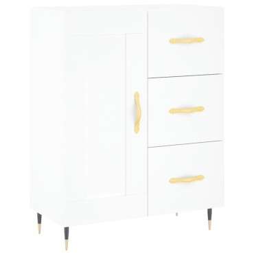 vidaXL Ντουλάπι Λευκό 69,5x34x180cm από Επεξεργασμένο Ξύλο 1 τεμ.
