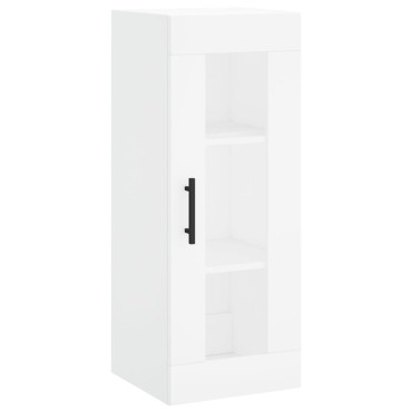 vidaXL Ντουλάπι Λευκό 34,5x34x180cm από Επεξεργασμένο Ξύλο 1 τεμ.