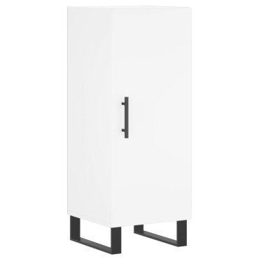 vidaXL Ντουλάπι Λευκό 34,5x34x180cm από Επεξεργασμένο Ξύλο 1 τεμ.