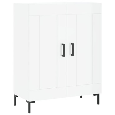 vidaXL Ντουλάπι Γυαλιστερό Λευκό 69,5x34x90cm Επεξεργασμένο Ξύλο 1 τεμ.