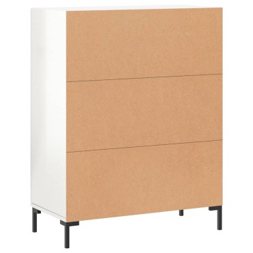 vidaXL Ντουλάπι Γυαλιστερό Λευκό 69,5x34x90cm Επεξεργασμένο Ξύλο 1 τεμ.