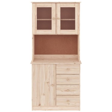 vidaXL Ντουλάπι ALTA 77x35x165cm από Μασίφ Ξύλο Πεύκου 1 τεμ.