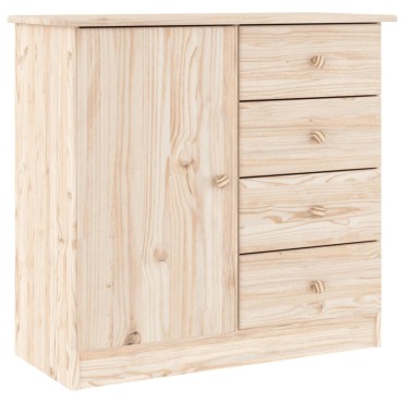 vidaXL Ντουλάπι ALTA 77x35x165cm από Μασίφ Ξύλο Πεύκου 1 τεμ.