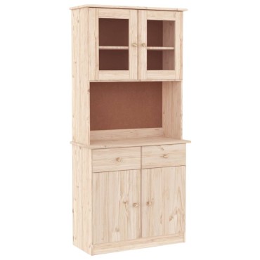 vidaXL Ντουλάπι ALTA 77x35x165cm από Μασίφ Ξύλο Πεύκου 1 τεμ.