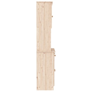 vidaXL Ντουλάπι ALTA 77x35x165cm από Μασίφ Ξύλο Πεύκου 1 τεμ.