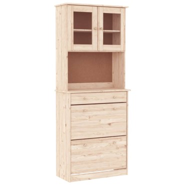 vidaXL Ντουλάπι ALTA 77x35x188cm από Μασίφ Ξύλο Πεύκου 1 τεμ.