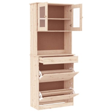 vidaXL Ντουλάπι ALTA 77x35x188cm από Μασίφ Ξύλο Πεύκου 1 τεμ.