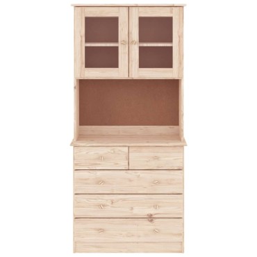 vidaXL Ντουλάπι ALTA 77x35x165cm από Μασίφ Ξύλο Πεύκου 1 τεμ.