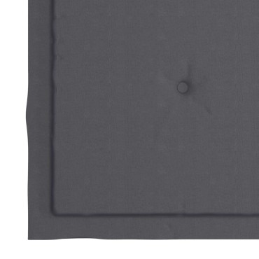 vidaXL Μαξιλάρια Καρέκλας Κήπου 4τεμ Ανθρακί 50x50x4cm Oxford Ύφασμα