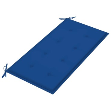 vidaXL Μαξιλάρι Πάγκου Κήπου Μπλε Ρουά 100x50x3cm Ύφασμα Oxford