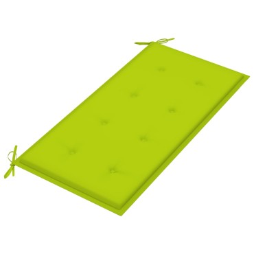 vidaXL Μαξιλάρι Πάγκου Κήπου Αν. Πράσινο 100x50x3cm Ύφασμα Oxford