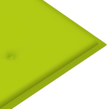 vidaXL Μαξιλάρι Πάγκου Κήπου Αν. Πράσινο 100x50x3cm Ύφασμα Oxford