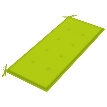 vidaXL Μαξιλάρι Πάγκου Κήπου Αν. Πράσινο 120x50x4cm Ύφασμα Oxford