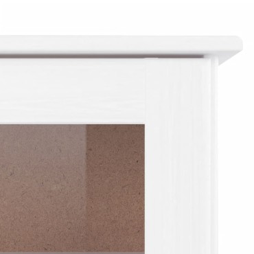 vidaXL Ντουλάπι ALTA Λευκό 77x35x188cm από Μασίφ Ξύλο Πεύκου 1 τεμ.