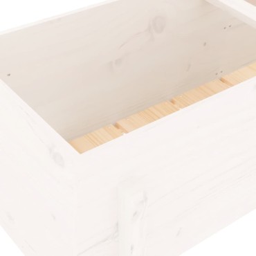 vidaXL Ζαρντινιέρα Υπερυψωμένη 121 x 50 x 57 εκ. από Μασίφ Ξύλο Πεύκου