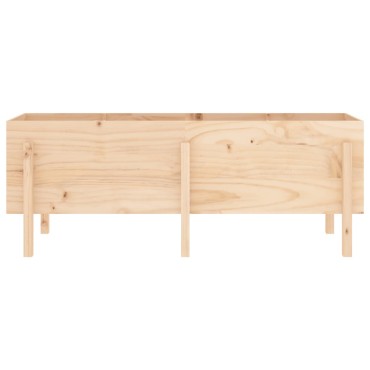 vidaXL Ζαρντινιέρα Υπερυψωμένη 160 x 50 x 57 εκ. από Μασίφ Ξύλο Πεύκου