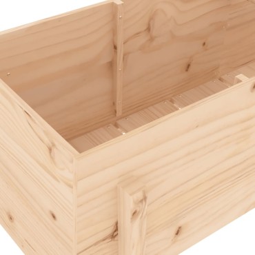 vidaXL Ζαρντινιέρα Υπερυψωμένη 160 x 50 x 57 εκ. από Μασίφ Ξύλο Πεύκου