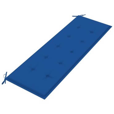 vidaXL Μαξιλάρι Πάγκου Κήπου Μπλε Ρουά 150x50x3cm Ύφασμα Oxford