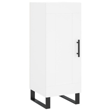 vidaXL Ντουλάπι Λευκό 34,5x34x180cm από Επεξεργασμένο Ξύλο 1 τεμ.