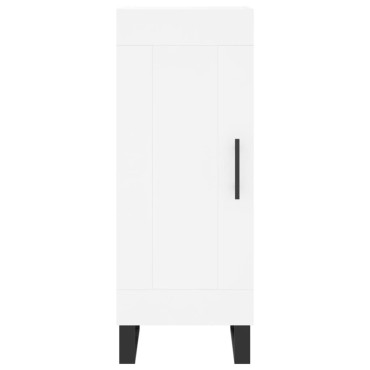 vidaXL Ντουλάπι Λευκό 34,5x34x180cm από Επεξεργασμένο Ξύλο 1 τεμ.