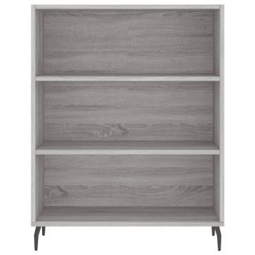 vidaXL Ντουλάπι Γκρι Sonoma 69,5x34x180cm Επεξεργασμένο Ξύλο 1 τεμ.