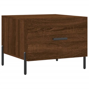 vidaXL Τραπεζάκια Σαλονιού 2 τεμ. Brown Oak 50x50x40cm Επεξ. Ξύλο