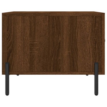 vidaXL Τραπεζάκια Σαλονιού 2 τεμ. Brown Oak 50x50x40cm Επεξ. Ξύλο