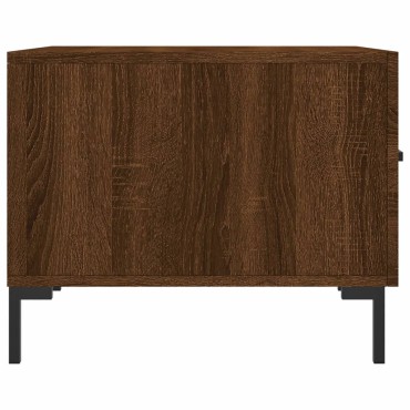 vidaXL Τραπεζάκια Σαλονιού 2 τεμ. Brown Oak 50x50x40cm Επεξ. Ξύλο