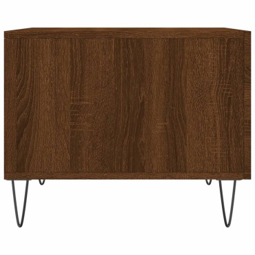 vidaXL Τραπεζάκια Σαλονιού 2 τεμ. Brown Oak 50x50x40cm Επεξ. Ξύλο