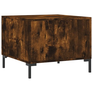 vidaXL Τραπεζάκια Σαλονιού 2 τεμ. Καπνιστή Oak 50x50x40cm Επεξ. Ξύλο