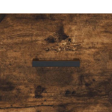 vidaXL Τραπεζάκια Σαλονιού 2 τεμ. Καπνιστή Oak 50x50x40cm Επεξ. Ξύλο