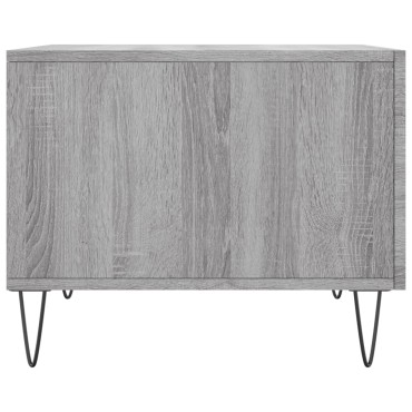 vidaXL Τραπεζάκια Σαλονιού 2 τεμ. Γκρι sonoma 50x50x40cm Επεξ. Ξύλο