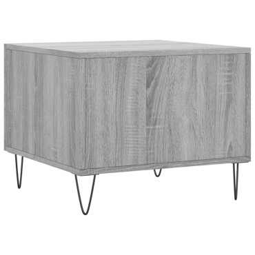 vidaXL Τραπεζάκια Σαλονιού 2 τεμ. Γκρι sonoma 50x50x40cm Επεξ. Ξύλο