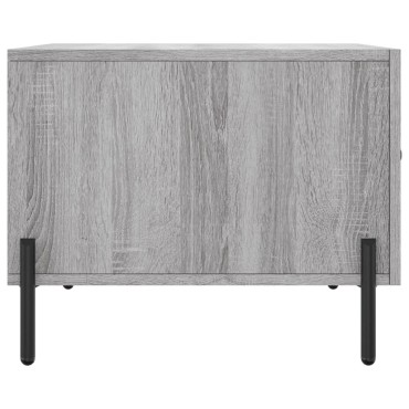 vidaXL Τραπεζάκια Σαλονιού 2 τεμ. Γκρι sonoma 50x50x40cm Επεξ. Ξύλο