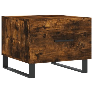 vidaXL Τραπεζάκια Σαλονιού 2 τεμ. Καπνιστή Oak 50x50x40cm Επεξ. Ξύλο