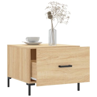 vidaXL Τραπεζάκια Σαλονιού 2 τεμ. Sonoma Δρυς 50x50x40cm Επεξ. Ξύλο