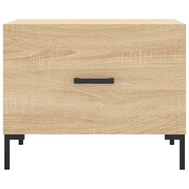 vidaXL Τραπεζάκια Σαλονιού 2 τεμ. Sonoma Δρυς 50x50x40cm Επεξ. Ξύλο