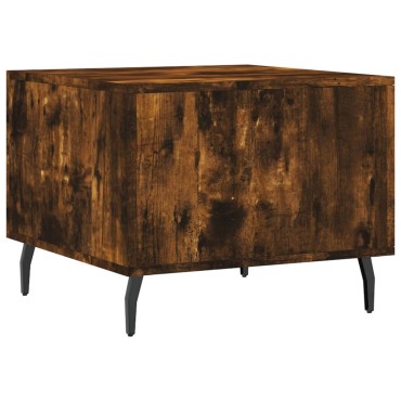 vidaXL Τραπεζάκια Σαλονιού 2 τεμ. Καπνιστή Oak 50x50x40cm Επεξ. Ξύλο