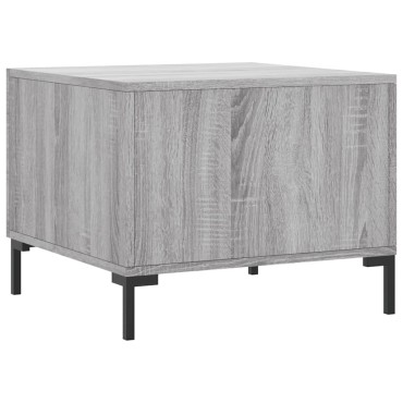 vidaXL Τραπεζάκια Σαλονιού 2 τεμ. Γκρι sonoma 50x50x40cm Επεξ. Ξύλο